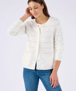 Cardigan court jeu de maille