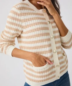 Cardigan uni ou rayé
