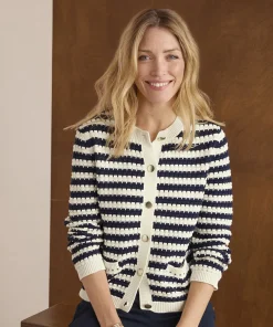 Cardigan uni ou rayé
