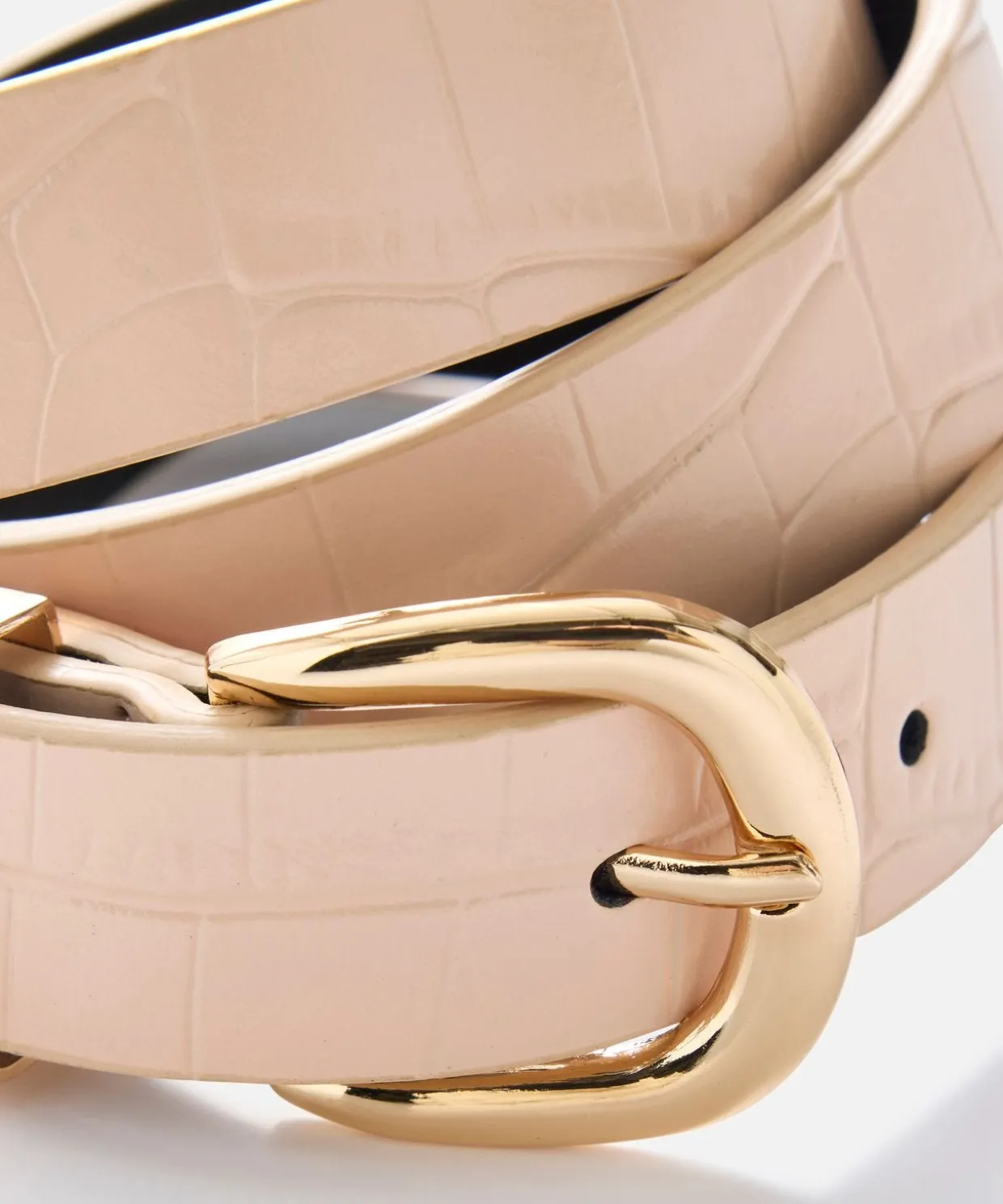 Ceinture embossée motif animalier