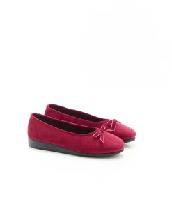 Chaussons aspect velours