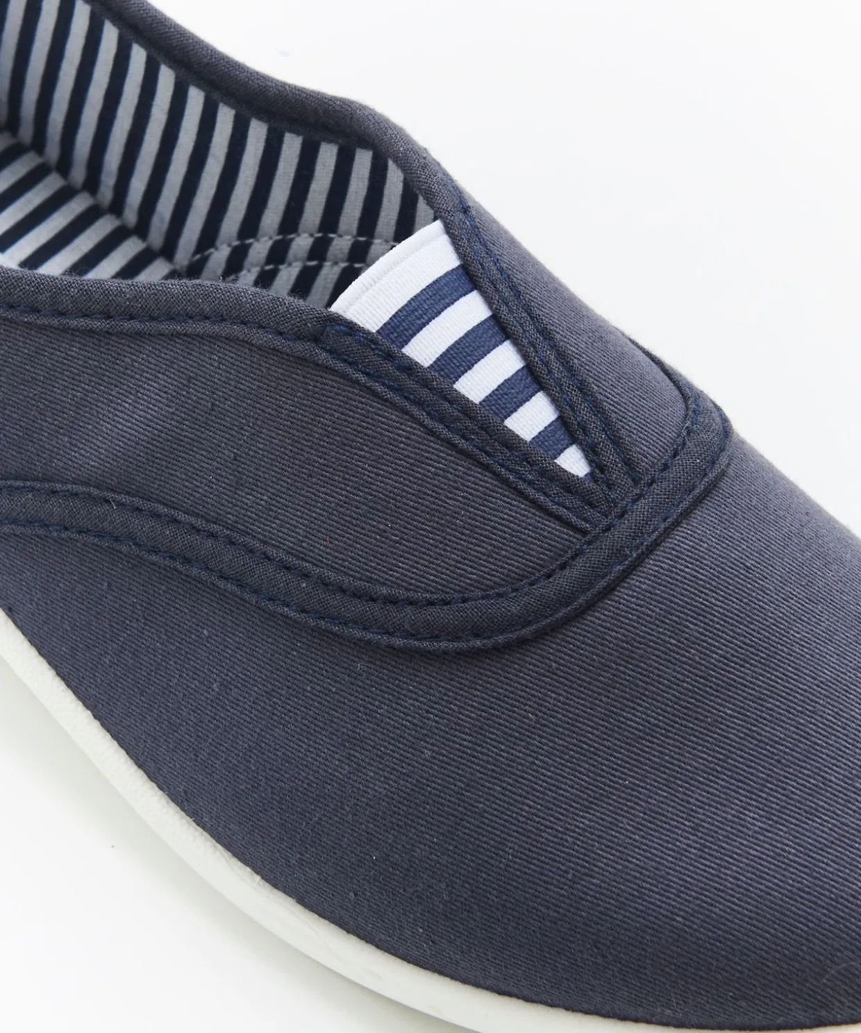 Chaussons dessus toile