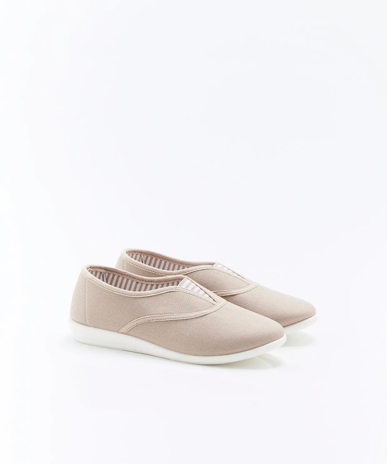 Chaussons dessus toile