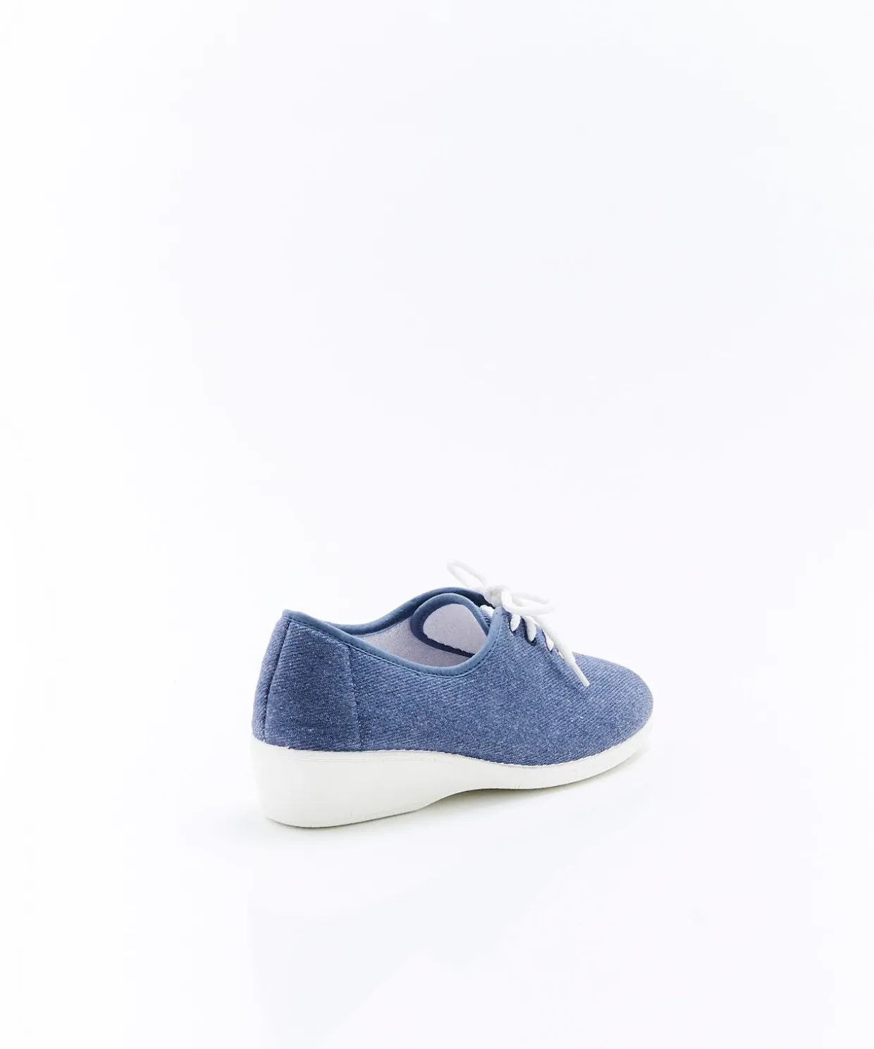 Chaussons à lacets en toile