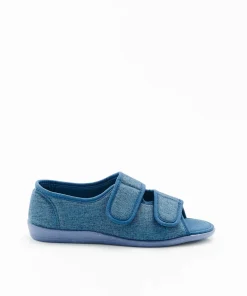 Chaussons à scratch bout ouvert