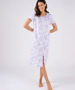 Chemise de nuit en maille jersey pur coton