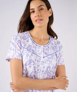 Chemise de nuit en maille jersey pur coton