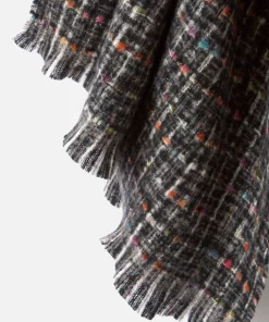 Echarpe effet tweed