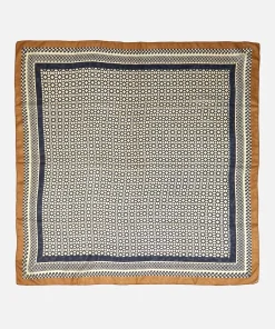 Foulard graphique pure soie