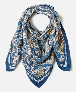 Foulard réversible imprimé cachemire