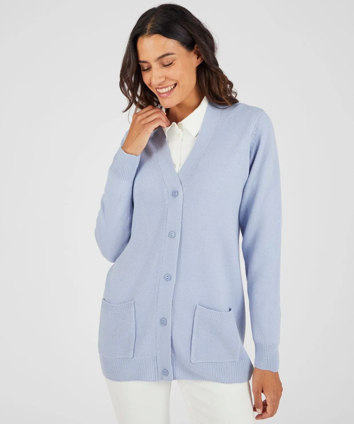 Gilet classique maille jersey