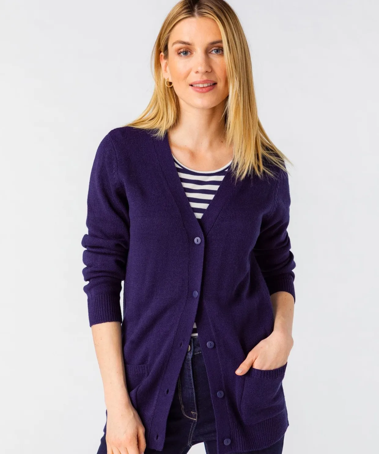 Gilet classique maille jersey