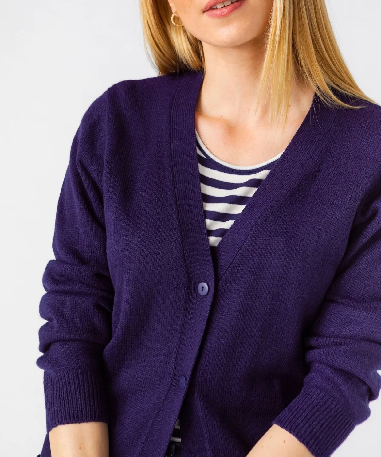 Gilet classique maille jersey