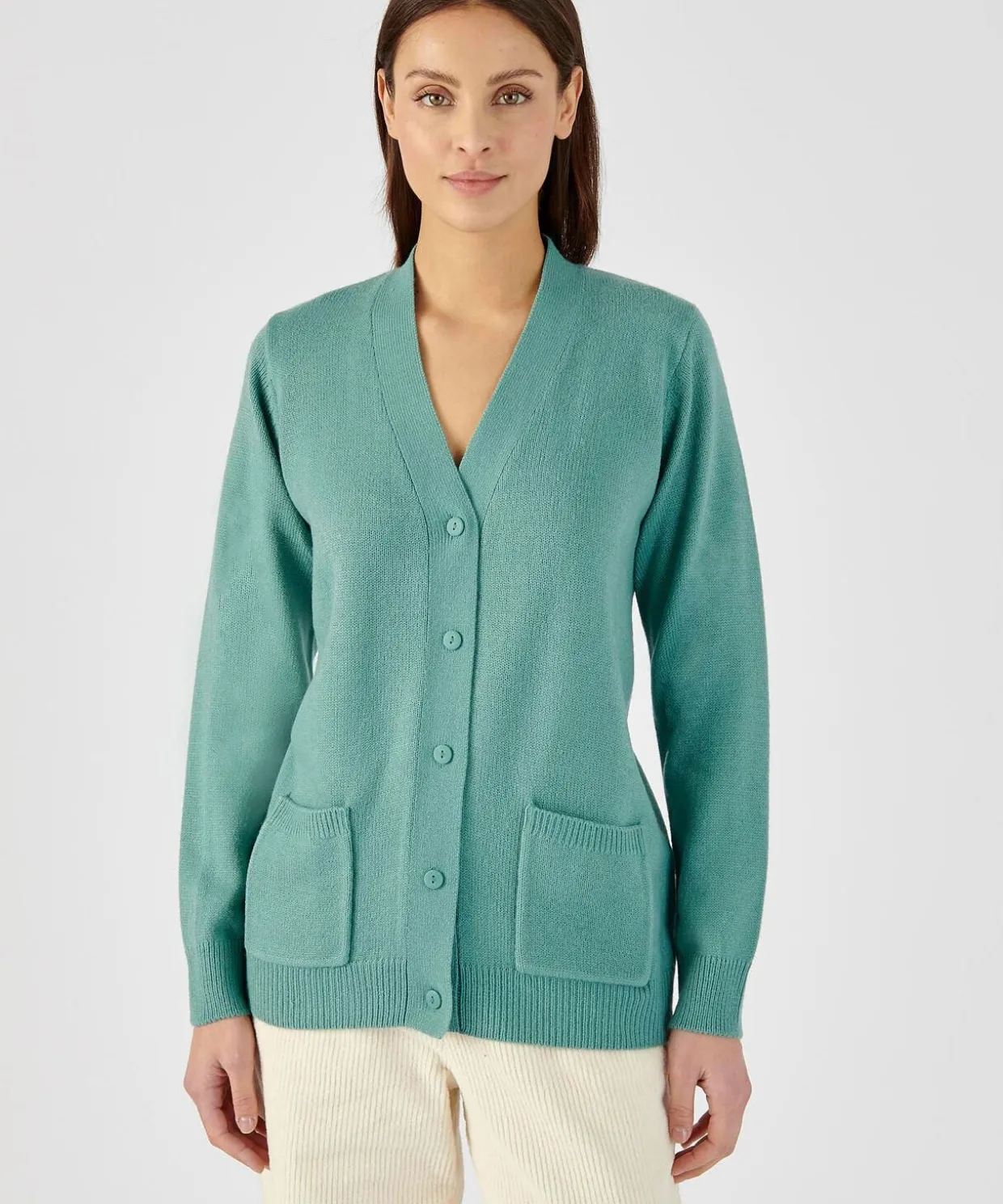 Gilet classique maille jersey