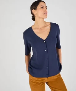 Gilet maille élégant