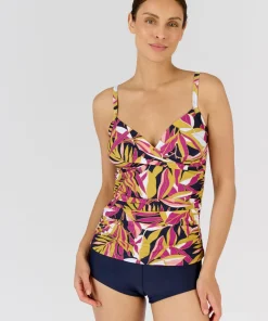 Haut de tankini imprimé feuillage Perfect Fit by Damart