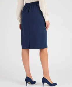Jupe droite classique enfilable