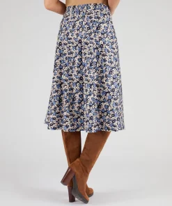 Jupe maille crêpe stretch