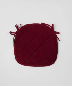 Lot de 2 galettes de chaise matelassées mousse résiliente