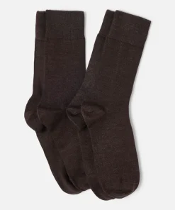 Lot de 2 paires de chaussettes mélange Thermolactyl et soie