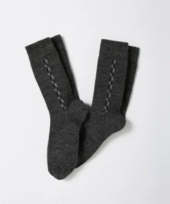 Lot de 2 paires de chaussettes maille jersey mélange laine Thermolactyl