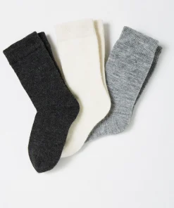 Lot de 3 paires de chaussettes Thermolactyl maille laineuse