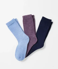 Lot de 3 paires de chaussettes Thermolactyl maille laineuse