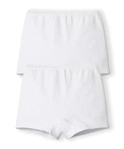 Lot de 2 shorties coton stretch