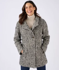 Manteau mélange laine Thermolactyl
