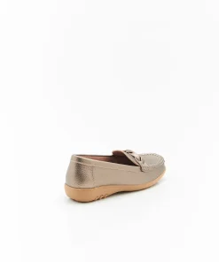 Mocassins Amortyl dessus croûte de cuir grainé