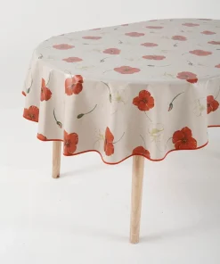 Nappe en toile cirée Coquelicot