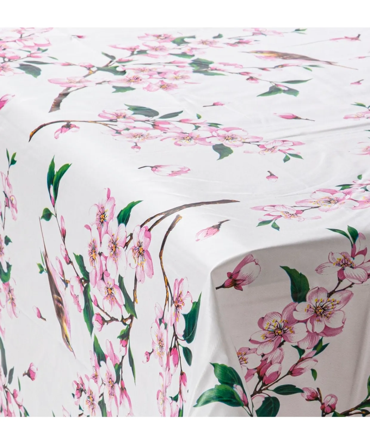 Nappe en toile cirée imprimé cerisier du Japon, 4 dimensions