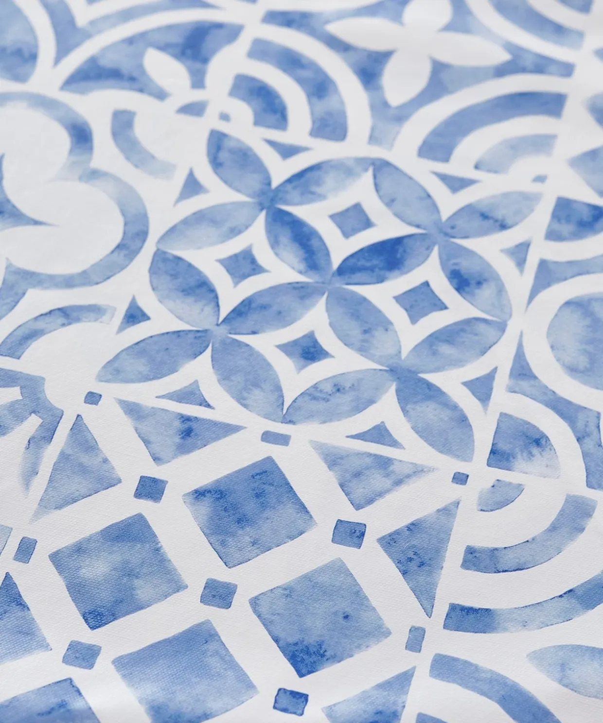 Nappe en toile cirée motif carreaux de ciment