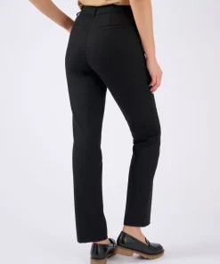 Pantalon cigarette mélange laine