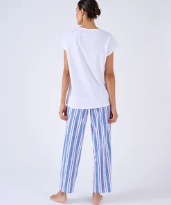 Pantalon de pyjama en maille jersey pur coton