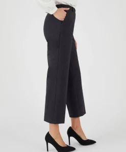 Pantalon large mélange laine bi-stretch 2 statures