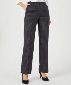 Pantalon large mélange laine bi-stretch 2 statures