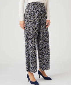 Pantalon 7/8ème maille plissée