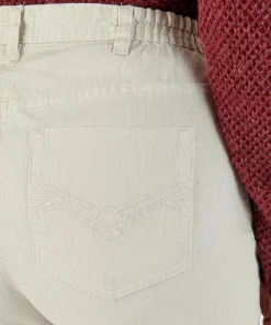 Pantalon stretch en toile, 3 statures.