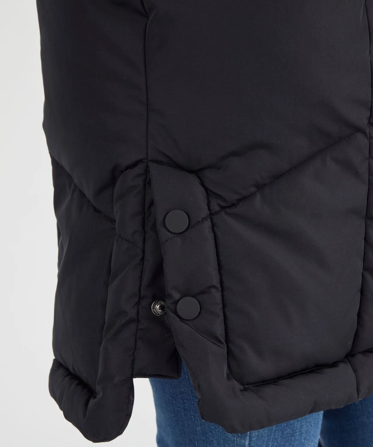 Parka longue, large col, doublée Thermolactyl