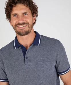 Polo manches courtes en maille piquée