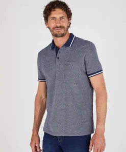 Polo manches courtes en maille piquée