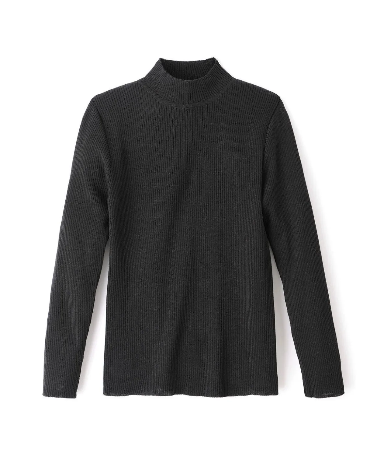 Pull-chaussette col montant 50% laine mérinos