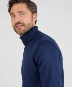 Pull classique col roulé