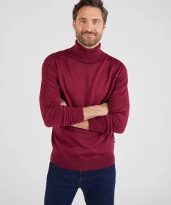 Pull classique col roulé