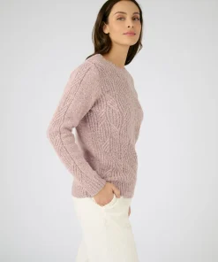 Pull col rond maille chinée Thermolactyl