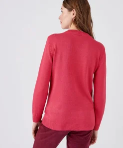 Pull col rond maille jersey