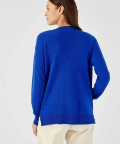 Pull col rond pur cachemire