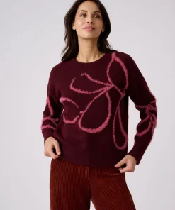 Pull fils poilus fantaisie