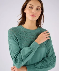Pull jeu de maille fantaisie